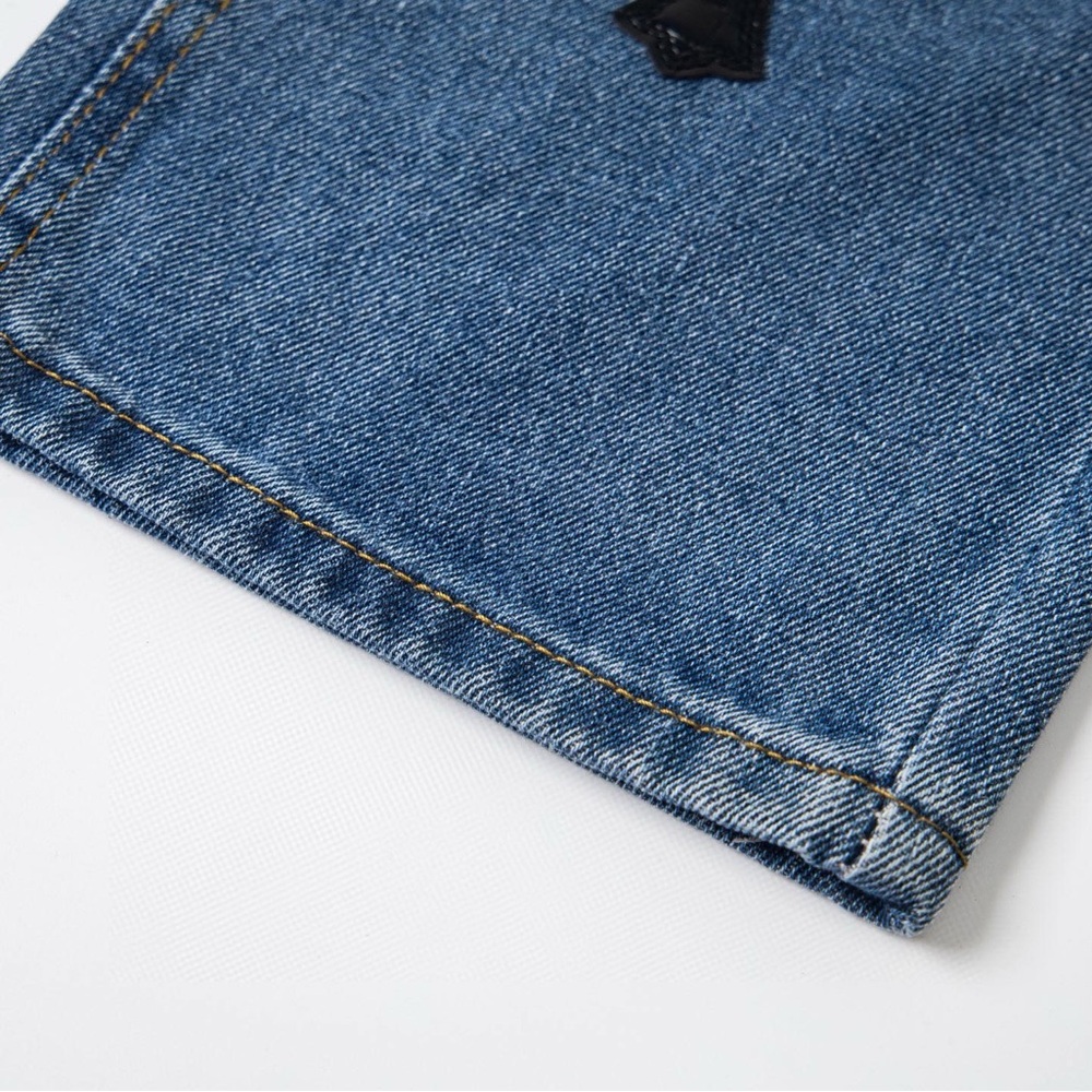 Chrome Hearts Embroidered Cross Patch Straight-Le… - image 7